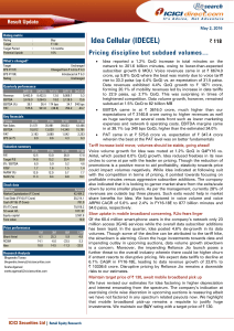 Idea Cellular - ICICI Direct