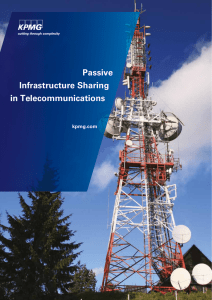 Passive Infrastructure Sharing in Telecommunications