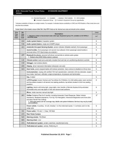 2016 Chevrolet Tahoe Police Vehicle Order Guide