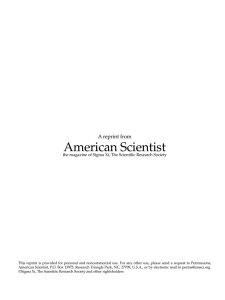 American Scientist - The Pringle Lab at Princeton