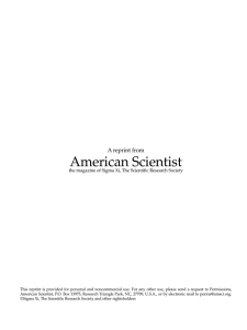 American Scientist - Hastings Natural History Reservation