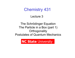 The Wave Equation - NC State University