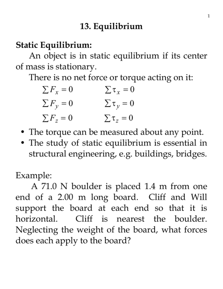 13-equilibrium-static-equilibrium