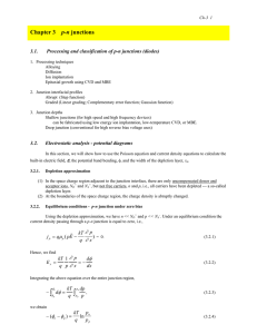 Chapter 3 pn junctions