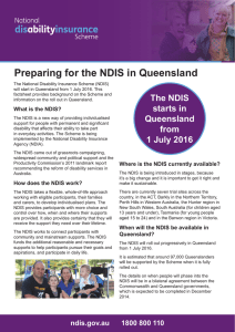 Preparing for the NDIS in Queensland
