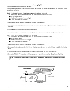 Parking Lights 1 - DirectedDealers.com