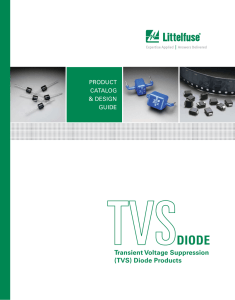 Transient Voltage Suppression (TVS) Diode Products