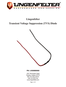 Lingenfelter Transient Voltage Suppression (TVS) Diode
