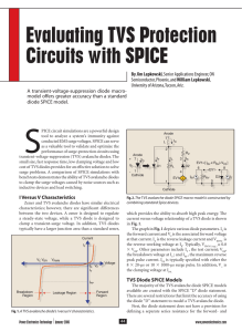 Evaluating TVS Protection Circuits with SPICE