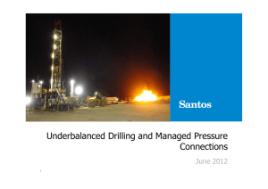 Underbalanced Drilling and Managed Pressure Connections