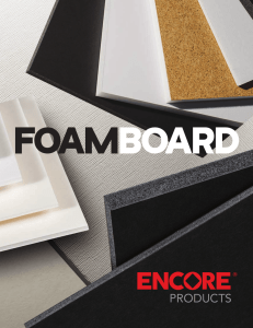 150672-SI Solutions EnCore Foam Board Catalog