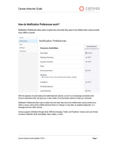 Canvas Instructor Guide
