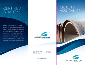 QUALITY ASSURANCE CERTIFIED QUALITY
