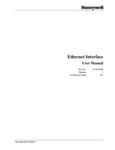 Ethernet Interface User Manual
