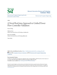 A Novel Real-time Approach to Unified Power Flow Controller