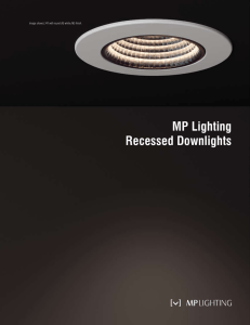MP Lighting Recessed Downlights