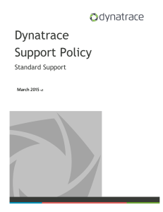 Dynatrace Support Policy