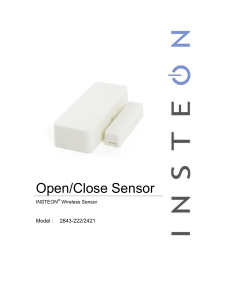 INSTEON Open/Close Sensor