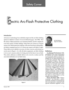 Electric Arc-Flash Protective Clothing