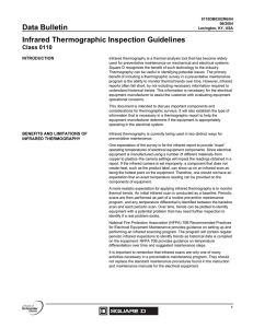 Infrared Thermographic Inspection Guidelines