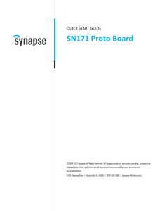 SN171 Proto Board - Synapse Wireless