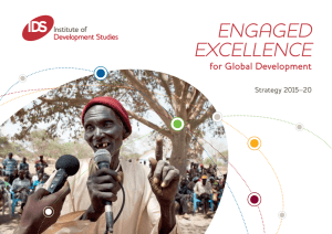 EngagEd ExcEllEncE - Institute of Development Studies