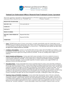 National Law Enforcement Officers Memorial Fund Trademark