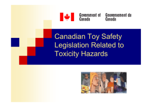 Hazardous Products (Toys) Regulations