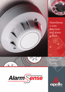 AlarmSense Product Guide - Apollo Fire Detectors Ltd