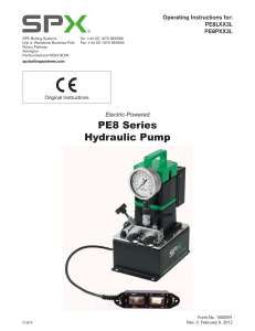 PE8 Series Hydraulic Pump