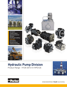 Hydraulic Pump Division - HYD.COM