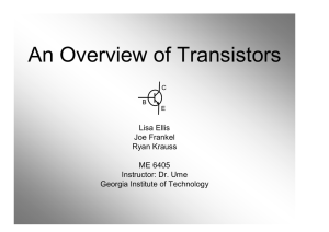 An Overview of Transistors