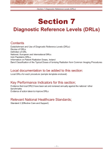 Diagnostic Reference Levels (DRLs)