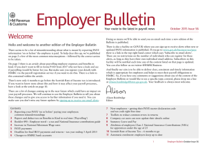 Employer Bulletin October 2015 Issue 56