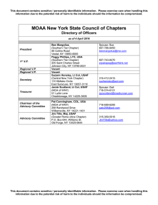 MOAA New York State Council of Chapters