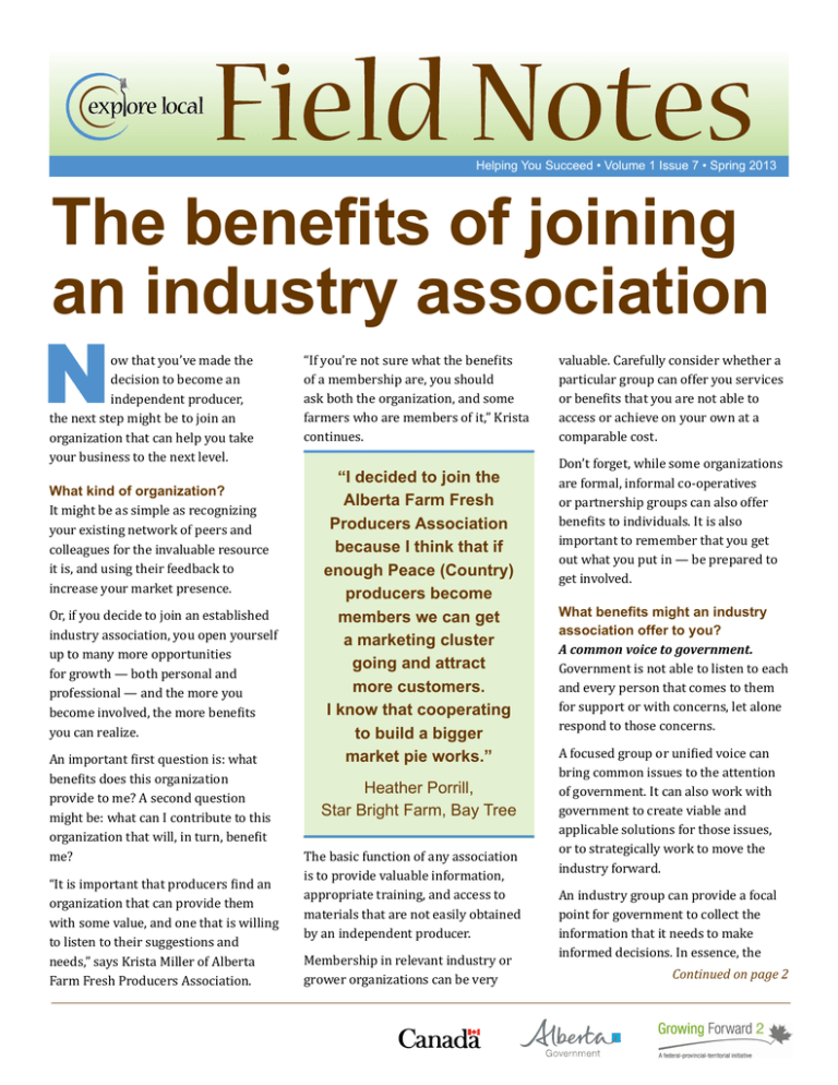 The Benefits Of Joining An Industry Association