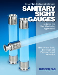 sanitary sight gauges