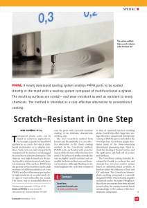 Scratch-Resistant in One Step