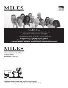 miles - Middlesex Community College
