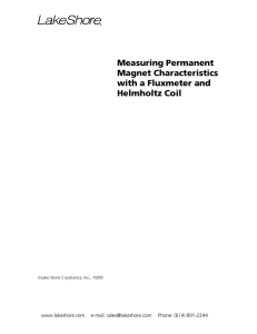 Measuring Permanent Magnet Characteristics with a Fluxmeter and