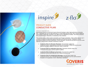 conductive films - Coveris Advanced Coatings