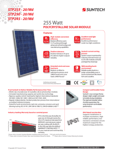 255 Watt - Skyline Solar