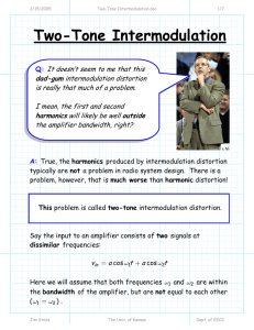 Two-Tone Intermodulation