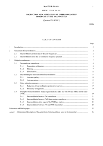 SM.2021 - Production and mitigation of intermodulation products in