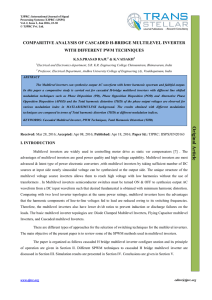 Comparitive Analysis of Cascaded Hbridge Multilevel