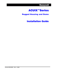 ACUIX Analog Rugged Installation Guide
