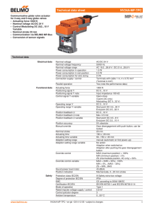 Technical data sheet NV24A-MP-TPC