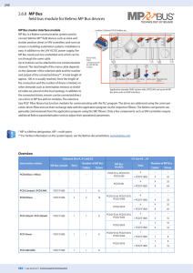 2.6.8 MP Bus field bus module for Belimo MP Bus devices