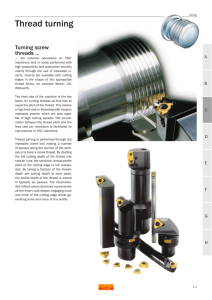 Metalcutting Technical Guide (C) Thread Turning