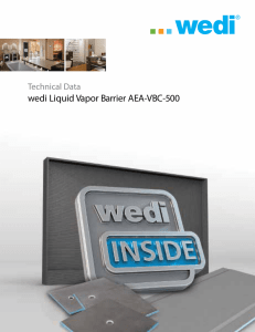 wedi Liquid Vapor Barrier AEA-VBC-500